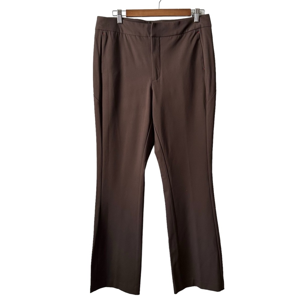 Tommy Hilfiger Brown Straight-Leg Trousers